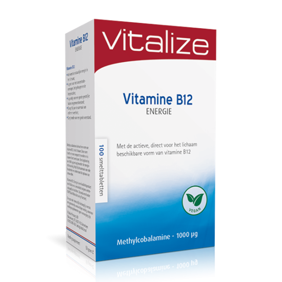 VITALIZE VITAMINE B12 ENERGIE 100 SMELTTABLETTEN